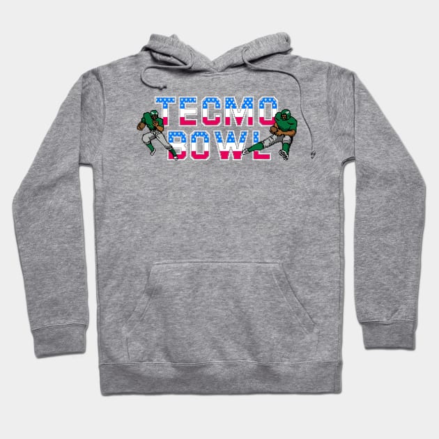 Tecmo Bowl Football- Philly Hoodie by The Pixel League